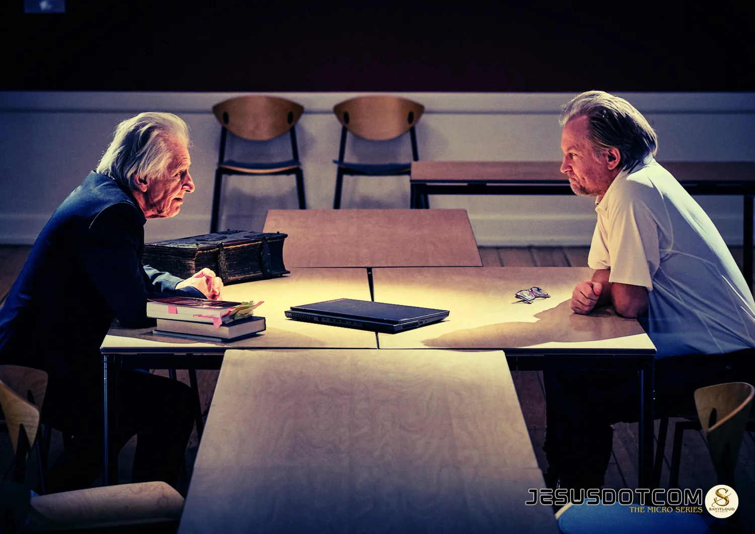 JESUSDOTCOM — actors at the table