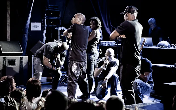 Live music production — backstage